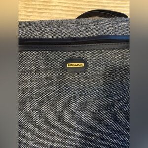 Vintage Fifth Avenue Tweed Luggage Set with Garment Bag